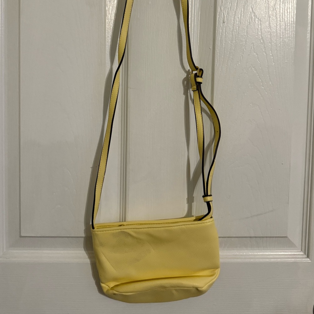 A New Day Yellow Crossbody Bag with Adjustable Strap